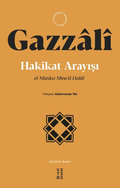 Hakikat Arayışı, İmam Gazzali
