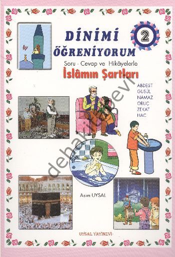 ICH LERNE DEN ISLAM, 3 Bände in einem Buch, (Dinimi Öğreniyorum)1-2-3'ü birarada ORTA BOY RENKLİ