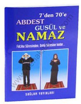 Abdest Gusül ve Namaz (Kod: 013-Mini Boy), Sağlam Yayınevi