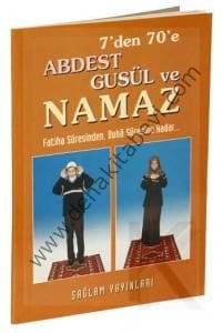 Abdest Gusül ve Namaz (Kod: 011-Küçük BoyKuşe Kağıt), Sağlam Yayınevi