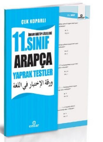 Çek Koparlı İhl 11. Sınıf Arapça Yaprak Testler, Ensar Neşriyat