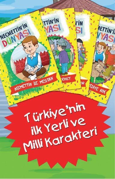 Necmettin’İn Dünyası Serisi (4 Hikaye 1 Boyama 5 Kitap Set)