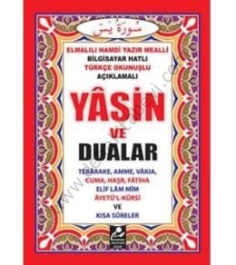 Yasin ve Dualar (Cep boy) Türkçe Okunuşlu ve Mealli, Mercan Kitap