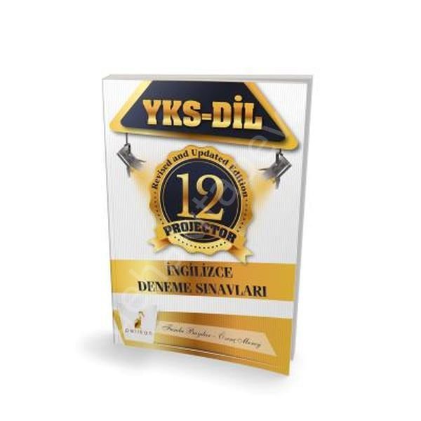 YKSDİL İngilizce Projector 12 Deneme Sınavı , Pelikan Yayınevi