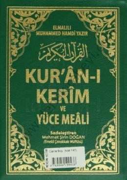 Bilgisayar Hatlı Kuranı Kerim ve Yüce Meali (Çanta Boy Kılıflı Kod:147, Seda Yayınları