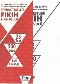 DHBT Fıkıh Fıkıh Usulü Yaprak Testleri, Fazıl Eminoğlu
