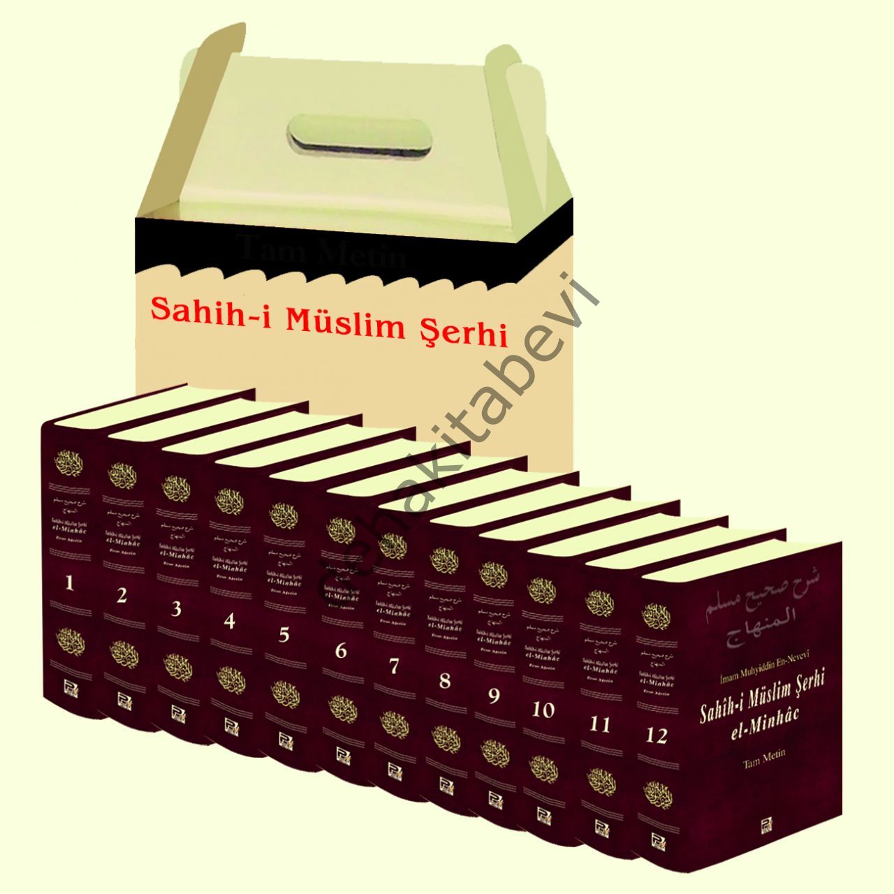 Sahihi Müslim Şerhi, el Minhac, 12 cilt, Polen Yayınları