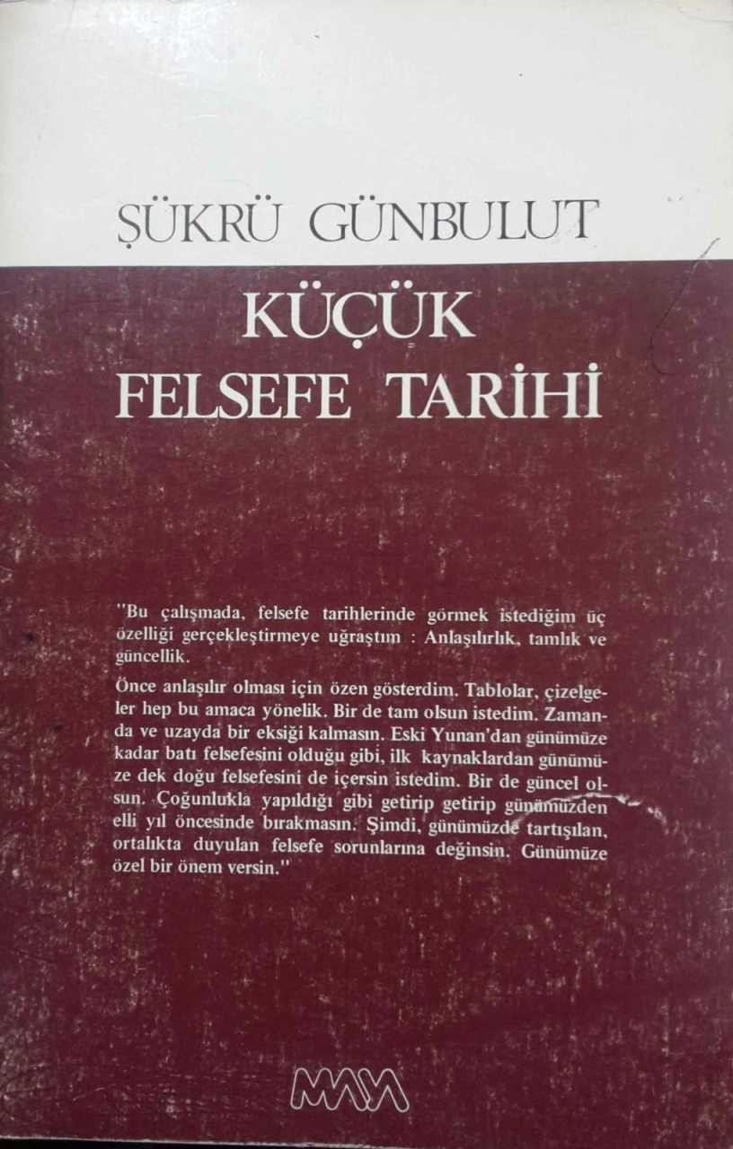 2. el, küçük felsefe tarihi, şükrü günbulut