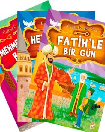 Ünlülerle Bir Gün 1 Set - (10 Kitap), Mustafa Orakçı
