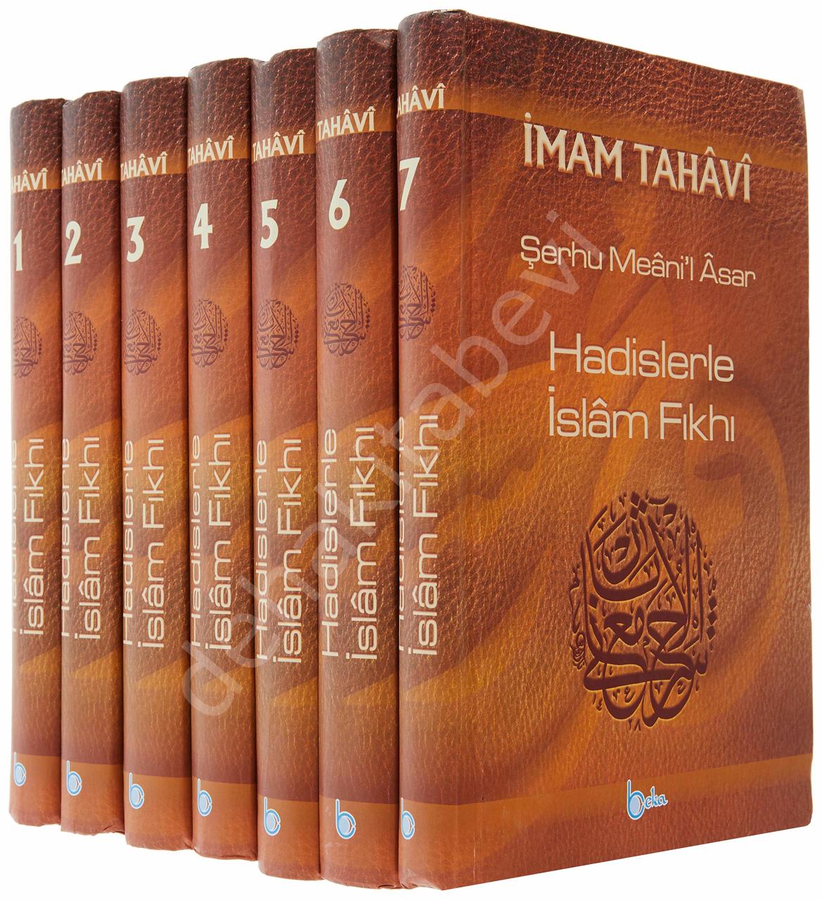 Tahavi Hadislerle İslam Fıkhı (7 Cilt Tk, Şamua Sarı)