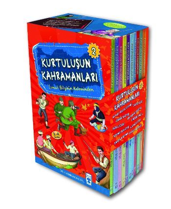 Kurtuluşun Kahramanları 2 Set - (10 Kitap), Timaş Çocuk