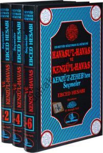Havasu'l-Havas ve Kenzü'l-Havas Ebced Hesabı (1-6 Cilt / 3 Kitap Takım)
