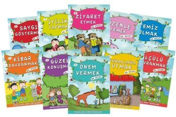 Masallarla Görgü Kuralları Set - (10 Kitap)