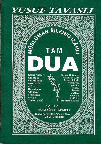 Tam Dua Kitabı (Ciltli) (B26), Yusuf Tavaslı