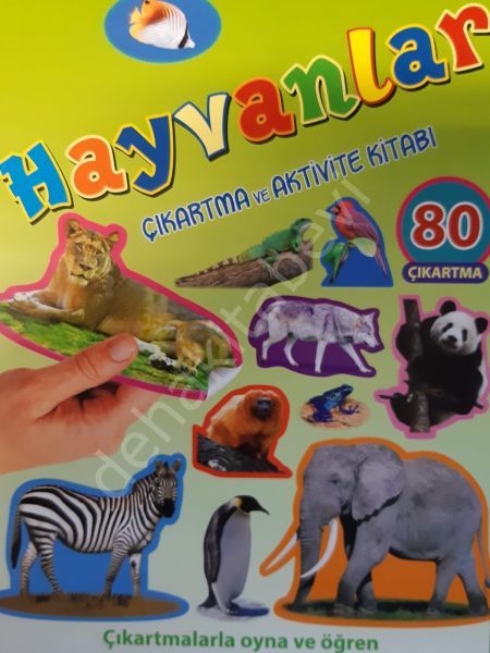 Hayvanlar - Çıkartma Aktivite Kitabı, Parıltı Yayıncılık
