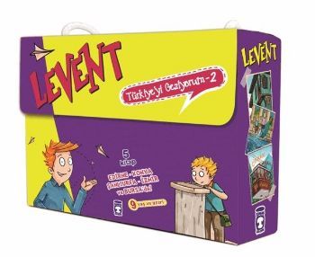 Levent Türkiyeyi Geziyorum 2 Set - (5 Kitap), Timaş Çocuk