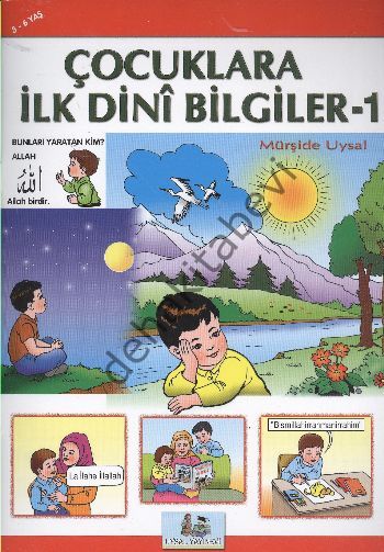 Çocuklara İlk Dini Bilgiler 1/Büyük Boy (3-6 Yaş) Kod:33, Uysal Yayınları