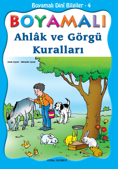 Boyamalı Ahlak ve Görgü Kuralları (Büyük Boy) (Kod:111)