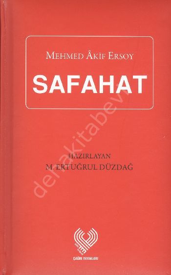 Safahat Şamua Kağıt Ciltli Küçük Boy , Çağrı Yayınları