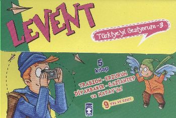 Levent Türkiyeyi Geziyorum 3 Set - (5 Kitap)