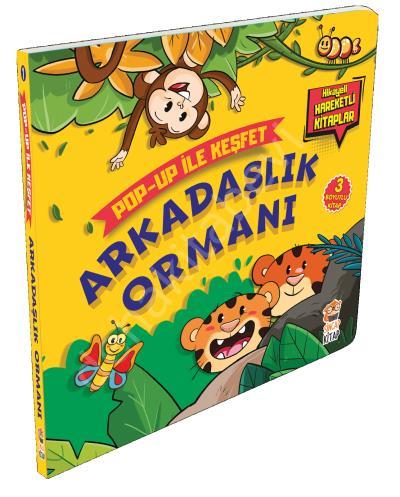 Arkadaşlık Ormanı-Pop Up ile Keşfet, Sincap Kitap